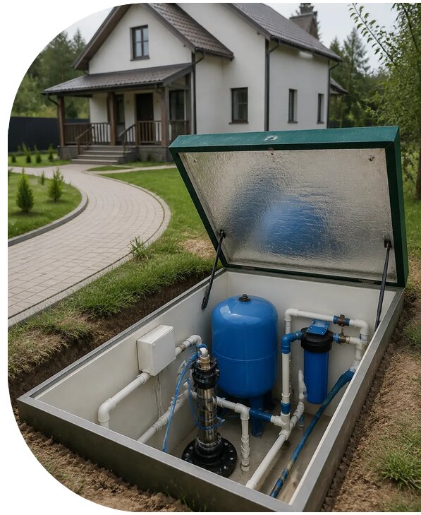 Автономное водоснабжение дома в Элисте от 155340 р. | АПаруса-Элс