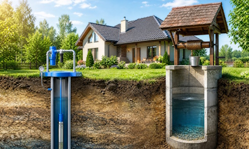 Автономное водоснабжение загородного дома Элиста: скважина или колодец